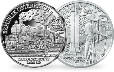 20-Euro-Silbermünze 2008 ''Die Belle Epoque''